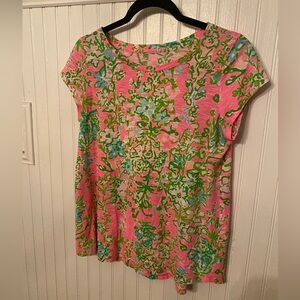 Lilly Pulitzer 100% cotton Small Southern Charm Tee